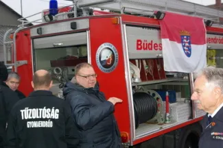 Új tűzoltó gépjárműfecskendővel gyarapodtunk