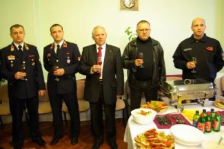 Átadták a Tűzoltó laktanya újonnan épült szociális helyiségét