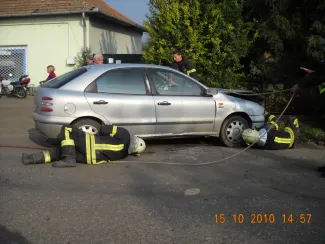 Közúti baleset Öregszőlőben