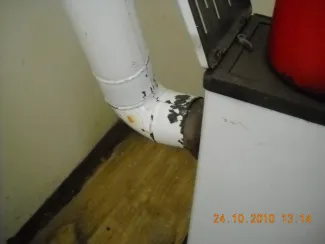Magára hagyott kályha okozott tűzveszélyt!