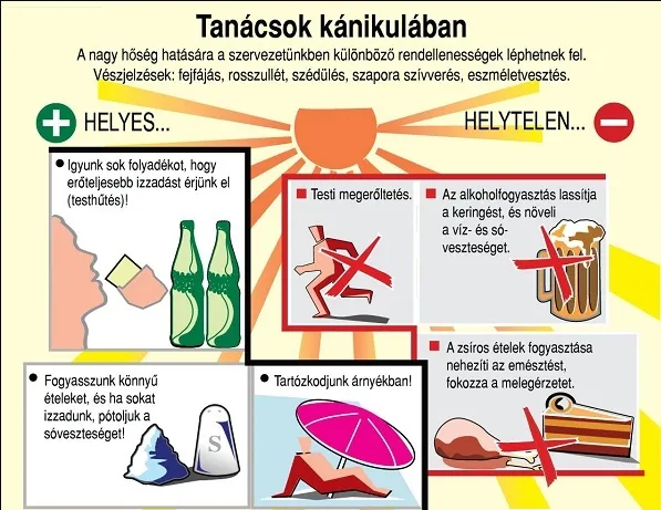 Hőségriadó ma éjféltől 